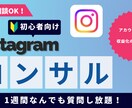 1週間何度でも/Instagramコンサルします 初心者向け！なんでも気軽に相談OK イメージ1