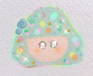 きらきらおめめのアイコンをお作りいたします 宝石のようなイラストをお届けいたします♡ イメージ2
