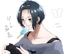 透明感のあるエモい美男子・中性的なアイコン描きます 中性的な魅力と透明感。SNSに映えるエモい男子を描きます イメージ3