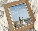 結婚式のウェルカムボードをご提供します Canvaで簡単に！9サイズ・10パターンから自由に選べる♡ イメージ2