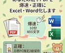 10分400字の爆速タイピングでデータ入力します ビデオ面談なし。チャット完結で爆速・正確に入力します イメージ1