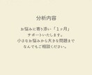 問題や違和感を「長期伴走分析」でサポートします 大きなや小さな違和感をその都度言語化しながら進みたい方向け イメージ3