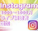 Instagramライブ視聴者2000〜増やします インスタライブ視聴者増加！宣伝・拡散！ イメージ4