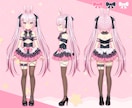 高品質Vtuberのデビューを全力でサポートします 表情4点付き！著作権譲渡！企業実績多数 イメージ7