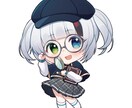 商用利用◎ミニキャラ制作します 【可愛いデフォルメイラスト】グッズや動画素材などに！ イメージ6