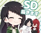 SNS用アイコン・ヘッダーや動画サムネイル描きます かわいいデフォルトキャラ・SDキャラを描くのが得意です！ イメージ1