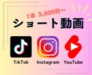 SNSに使える縦型ショート動画を編集します TikTokやInstagramのリール動画編集を代行します イメージ1