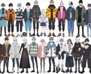 男性女性Live2Dモデリング全行程制作します Vtuberさん用キャラデザ～モデリングまでのセット イメージ10