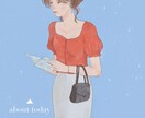 NY美大生がおしゃれなアイコン/イラストを描きます 好きな自分のファッションやメイクをイラスト化して記録する♡ イメージ4