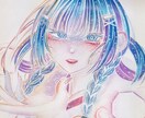 魅力的なアナログイラストを描きます 色鉛筆を使いイラストを描きます イメージ1
