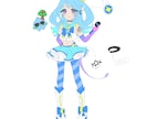 イラスト制作＆高クオリティでキャラデザします アニメ絵で幅広く一般受けする絵柄！女、男、人外、マスコット イメージ6