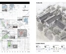 建築ポートフォリオ制作ます 昇学、就職、建築プロジェクト用のポートフォリオ制作サービス イメージ3