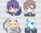 SNSや動画で使えるSDキャラ、ミニキャラ描きます 色々な所で使えるイラスト描きます！ イメージ4
