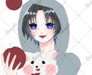 夢絵 アイコンイラスト 作成致します 少し独特な絵柄で貴方のイラストを描かせてください！ イメージ1