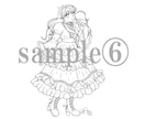 オリジナルキャラの線画を描きます 自分で塗るので色なしが良いという方にお勧め イメージ6