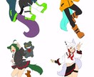 できる限りご要望にお答えするイラスト描きます 夢絵、単体、1枚3人までお任せください！ イメージ6