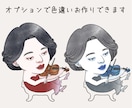 リアル調からマンガ調まで、似顔絵をお描きします 堅過ぎず柔らか過ぎないフルカラーイラスト イメージ5