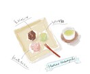 パンやケーキ、食べ物のイラスト描きます ショップカードや商品説明に使用できるイラスト イメージ4