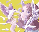 構図がシンプルで色鮮やかなイラストをお描きします SNS、動画、アイコン、観賞用に! イメージ1