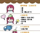 特別価格＊5名様限定！ゆるーいミニキャラ描きます アイコン・名刺に！あなただけのミニキャラお描きします イメージ9