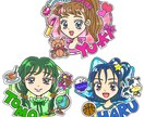 アニメっぽい女の子と好きな物のアイコン描きます 可愛くて目立つ！好きな物が一目で分かるSNS用アイコン イメージ1