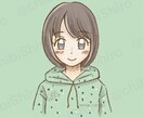 可愛く卵型の女の子アイコンイラストを描きます 卵型であなたの優しさ溢れるアイコンを イメージ3