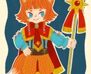 絵本風の可愛い男の子・女の子イラスト描きます メルヘンで可愛いキャラクターイラスト イメージ3