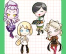 ポップで元気!!カラフルで可愛いミニキャラ描きます ステッカーやアクリルのグッズに最適。アイコン用も対応可能 イメージ7