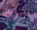SNSアイコンや1枚絵、夢絵など描きます ダークな絵柄で癖になるようなイラストを描きます！♡ イメージ6