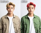 人物・背景お写真のレタッチをします 不要物削除・美肌補正・色味調節で写真を整えます イメージ4