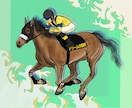 推し馬をイラストに！競走馬のイラスト描きます 競馬好きイラストレーターが制作します イメージ3
