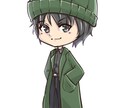 SNSやブログ等で使えるミニキャラを描きます ミニキャライラスト依頼をお受けします。 イメージ2