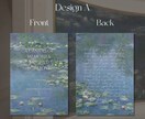 アートなプロフィールブックテンプレをお渡しします Canvaで作れる！モネの絵画を散りばめた一冊♡ イメージ1