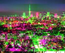 オシャレなグリッチアート風の加工をします 風景・人物写真を無秩序でオシャレなアートのように加工 イメージ1