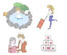 オシャレで女性的な商用カットイラストお描きします 美容医療保育など専門的で幅広いカットイラストお描きします イメージ9