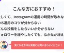 Instagramを１ヶ月運用代行いたします インスタ運用アカウント設計から投稿・分析まで！ イメージ2