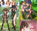イラスト作成：フルカラーイラストをご提供します →セクシーなお姉さんからおじさんまで、キャラクターイラスト。 イメージ6