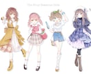 可愛くて綺麗で丁寧なイラストを描きます アイコン、キャラデザ、立ち絵、一枚絵などお描きします。 イメージ6