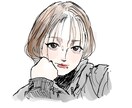 リアル～アニメ調まで似顔絵描きます ご希望の絵柄で対応！写真を元に魅力的な似顔絵をお届けします イメージ7
