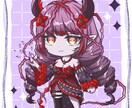 残り4名セール！商用利用できるミニキャラ描きます 基本料金でSNSや配信に使用可！オプションでグッズや販売も！ イメージ6