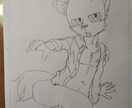 簡単なアナログイラストを描きます 他より安くアナログイラストを購入したい方におすすめです イメージ2