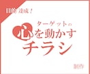 ターゲットの行動を促すチラシ制作します ★10名様限定特別価格★目的達成のためのチラシお任せください イメージ1