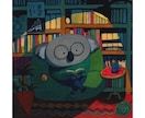 絵本タッチのやさしい手描きイラストを描きます 動物や人物を、アナログならではの手描きの温度感で イメージ2