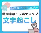 分かりやすい動画字幕、フルテロップを制作します AI＋手作業で自然な仕上がりにします イメージ1
