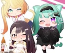 まるまる可愛い！　デフォルメイラスト描きます 商用利用、二次利用、PSD納品、高画質納品、修正、全部無料！ イメージ1