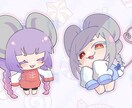 商用込み！かわいいミニキャラお描きします 2頭身～3頭身のデフォルメイラスト イメージ2