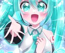 キラキラな可愛いイラスト描きます アイコン、1枚絵、立ち絵等！見積もり相談即対応☆ イメージ2