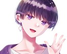 きらきらかわいい女の子アイコン描きます まるくてきらきらしたおめめとつやつやの髪が好き イメージ2