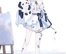 優しくて透明感のある女の子のイラスト描きます MV/一枚絵/歌ってみた/アイコンなどに！ イメージ6