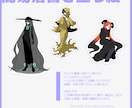 キャラクター立ち絵を制作いたします 短納期で様々なキャラクターを制作します イメージ3